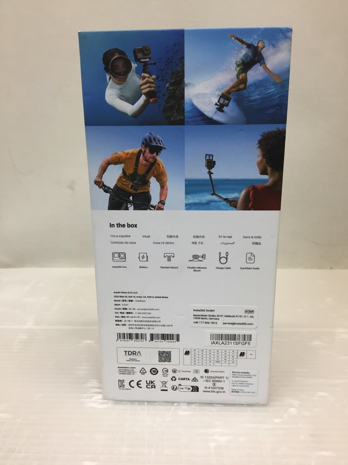 Insta 360 Ace 防水 アクションカメラ - レコーダー