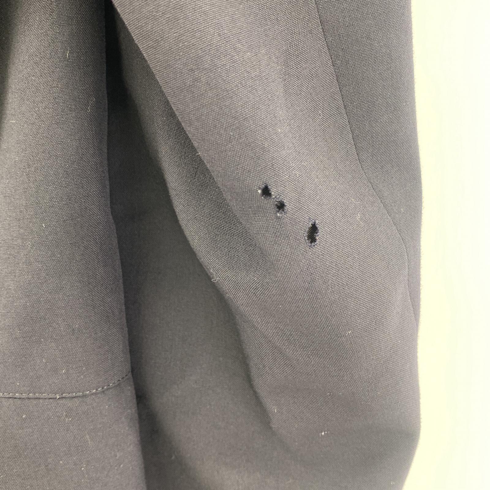 その他アウター CdG HOMME PLUS 14SS 孵化期 ドッキングレイヤードジャケット S 紺 PM-J006 S ネイビー