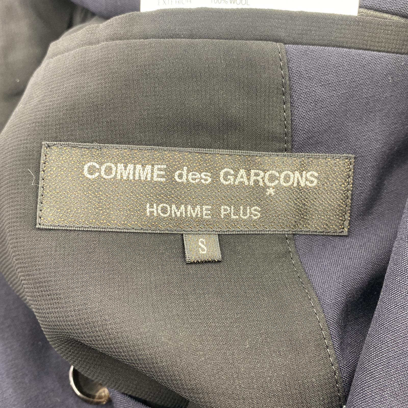 その他アウター CdG HOMME PLUS 14SS 孵化期 ドッキングレイヤードジャケット S 紺 PM-J006 S ネイビー