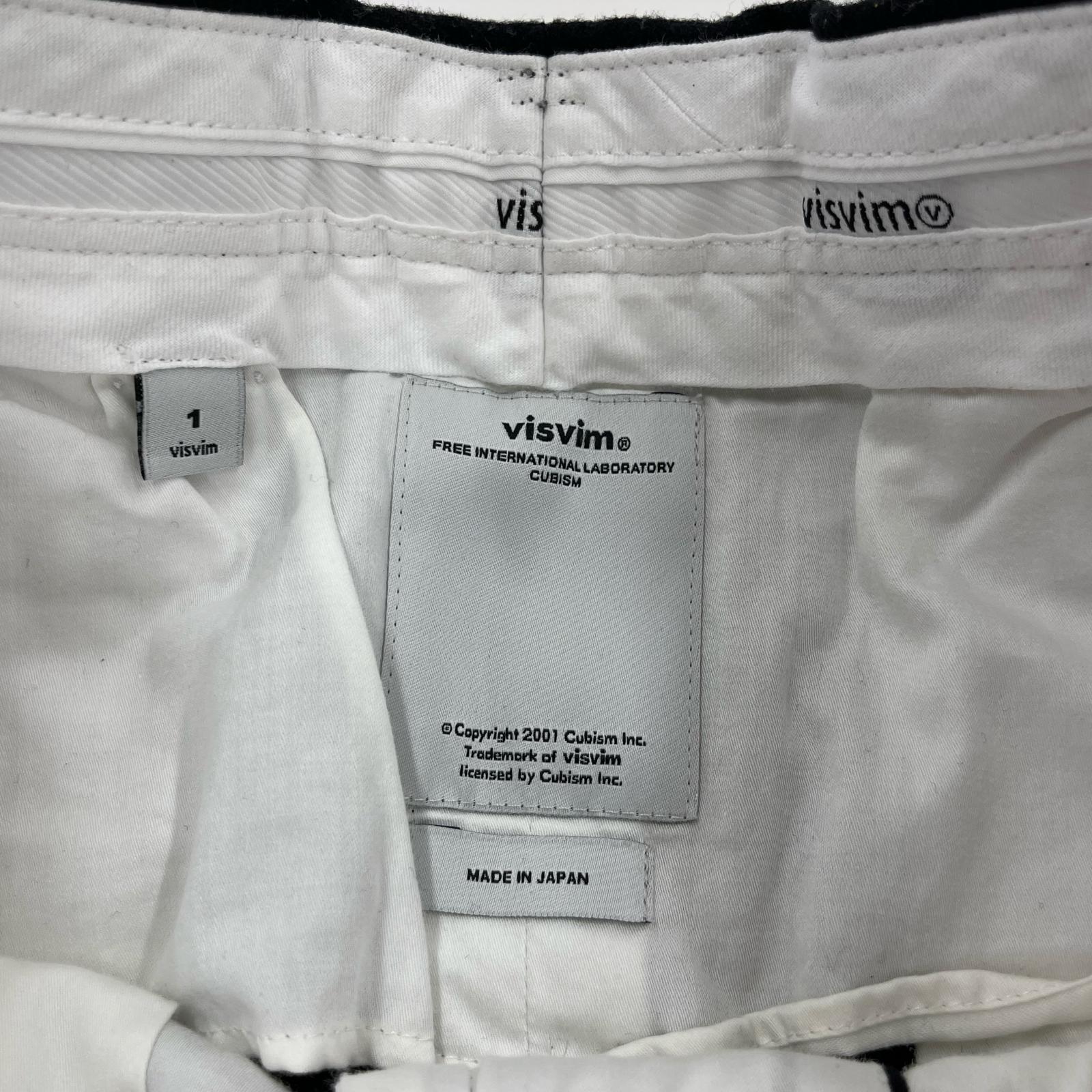 その他ボトムス VISVIM HW PLEATED WIDE SLACKS BLK (1)
