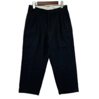 その他ボトムス VISVIM HW PLEATED WIDE SLACKS BLK (1)