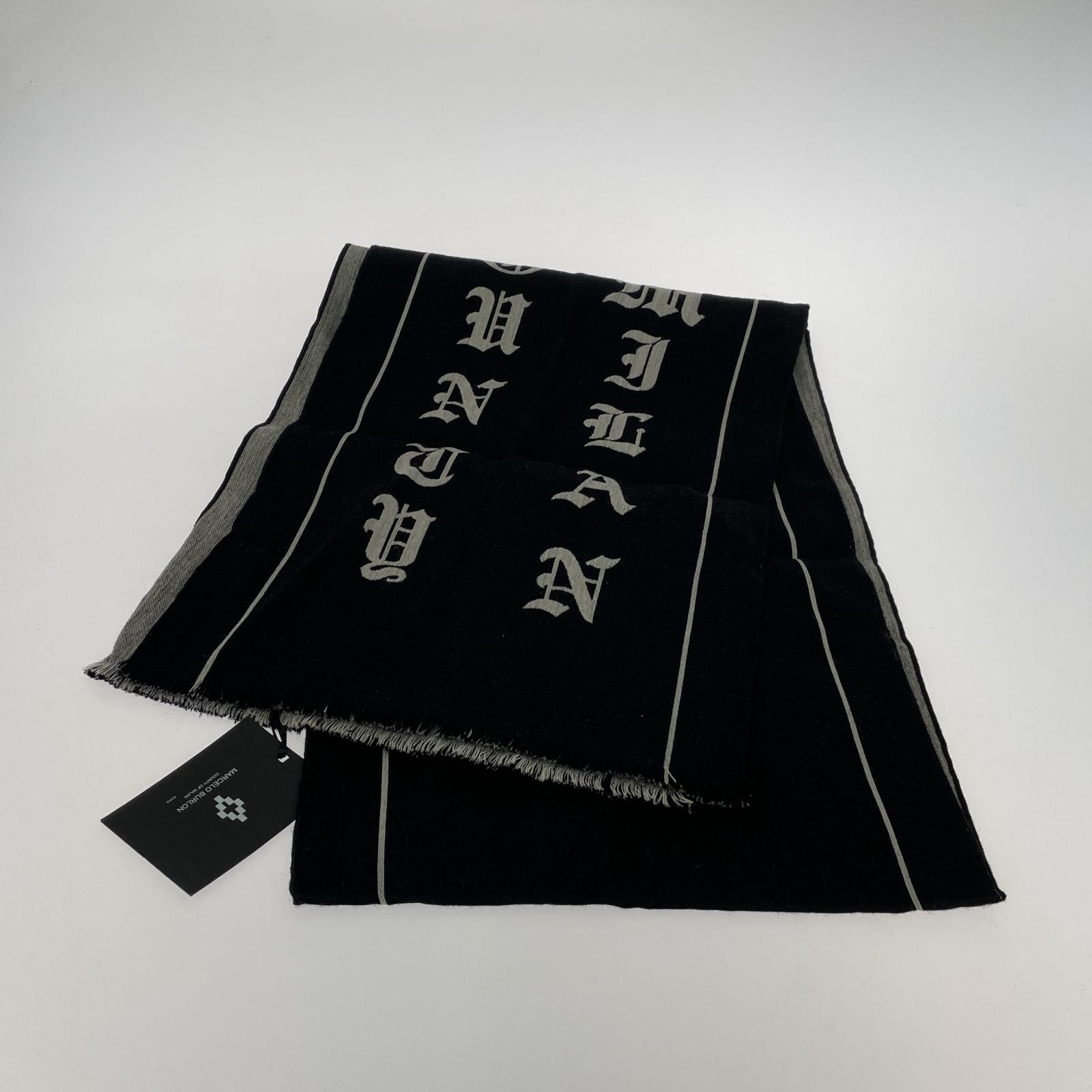 その他アクセサリー MARCELO BURLON スカルタトゥースカーフ ブラック