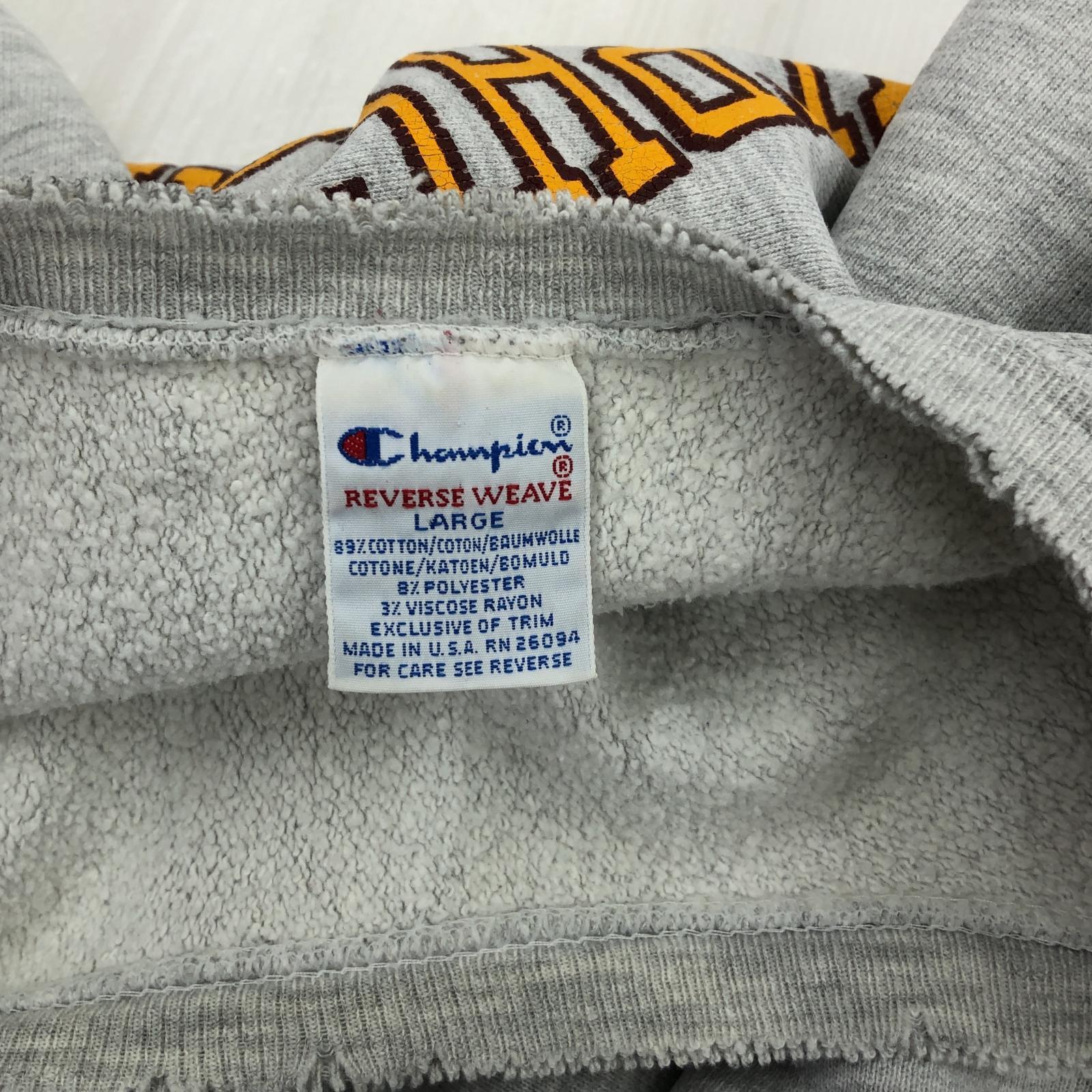 その他トップス Champion 90s REVERSE WEAVE SHEPHERD HILL USA製 (L) L グレー