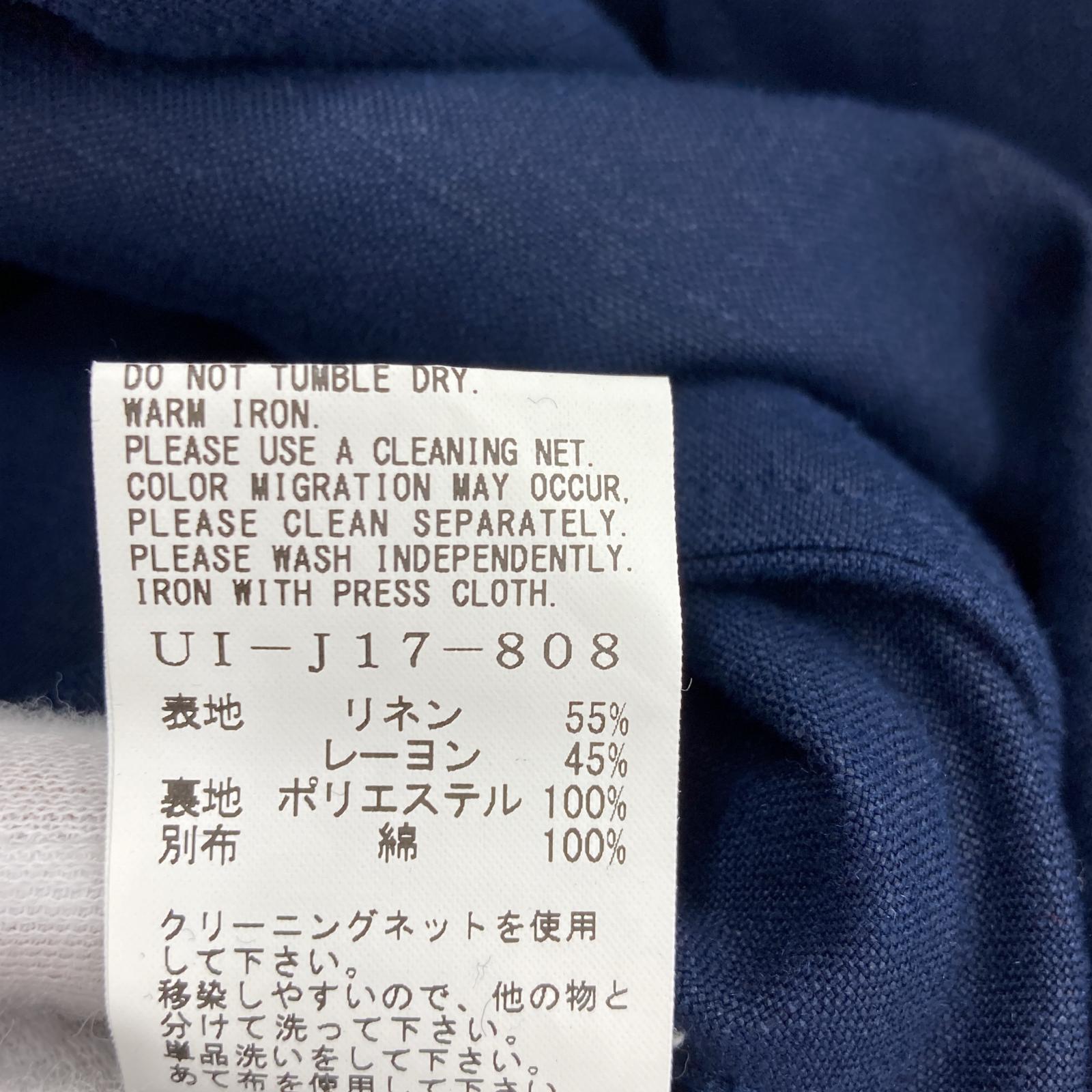 その他アウター S'YTE Yohji Yamamoto リネン/レーヨン ダブルテーラードジャケット ネイビー 3 3 ブルー