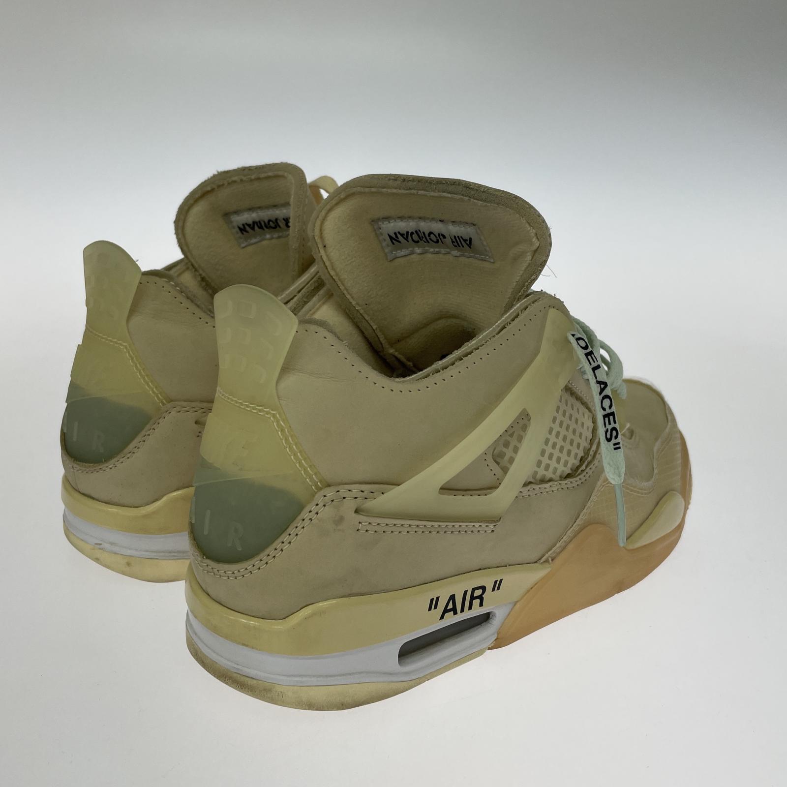 その他靴 NIKE Off-White Air Jordan 4 SP Sail 24.5㎝ CV9388 100 24.5cm (US6 1/2 UK6 EU39)