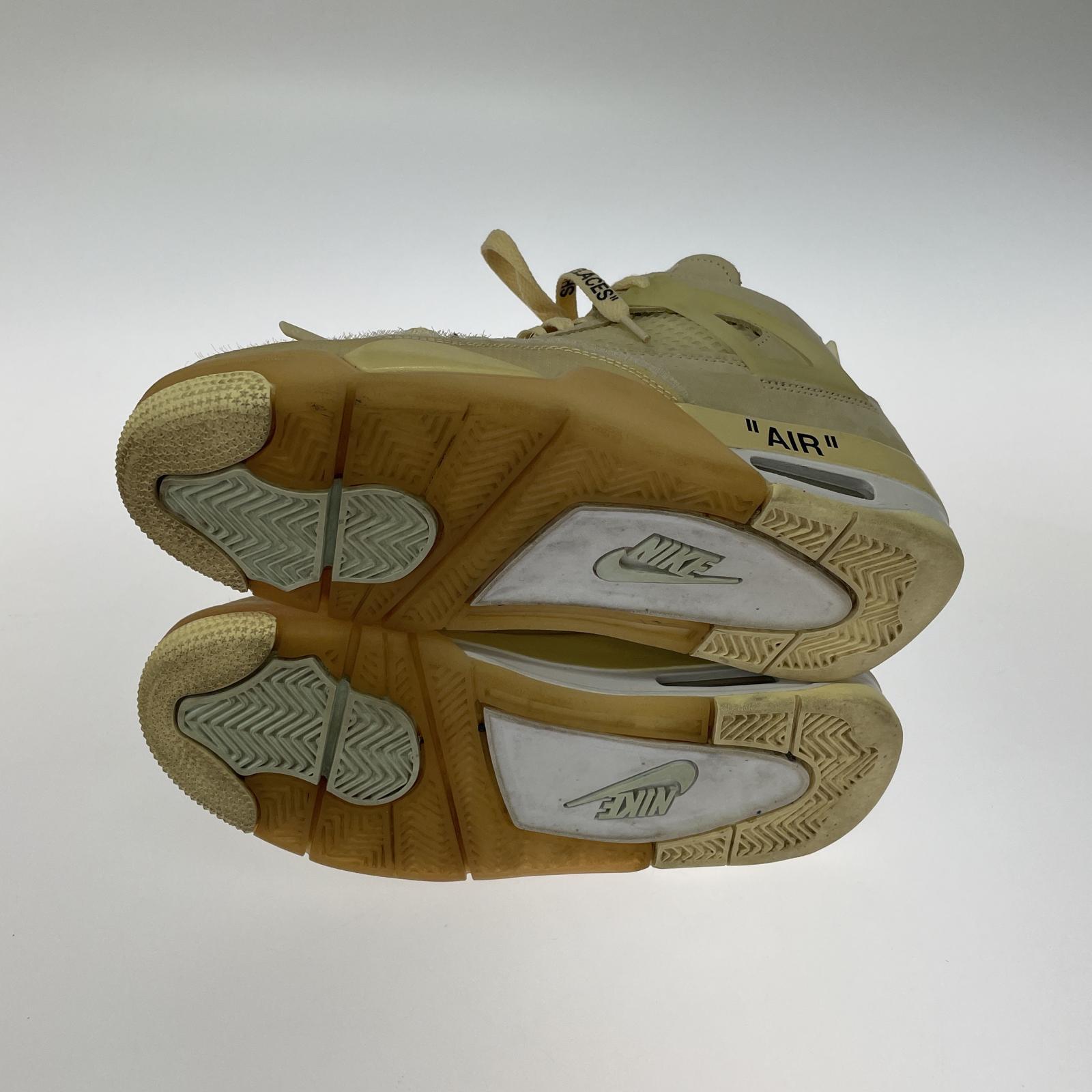 その他靴 NIKE Off-White Air Jordan 4 SP Sail 24.5㎝ CV9388 100 24.5cm (US6 1/2 UK6 EU39)