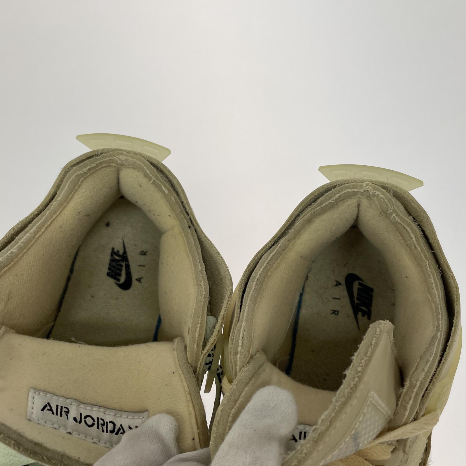 その他靴 NIKE Off-White Air Jordan 4 SP Sail 24.5㎝ CV9388 100 24.5cm (US6 1/2 UK6 EU39)