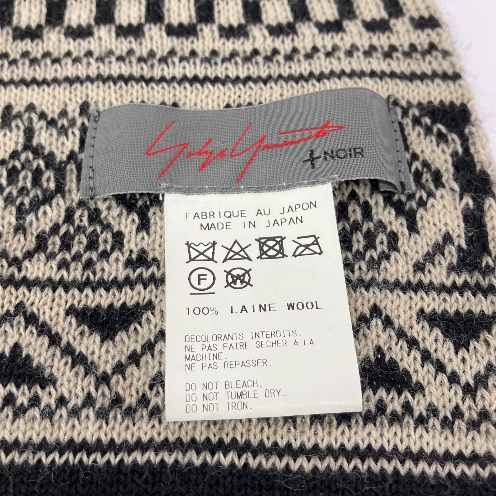 その他アクセサリー Yohji Yamamoto ノルディック柄 マフラー