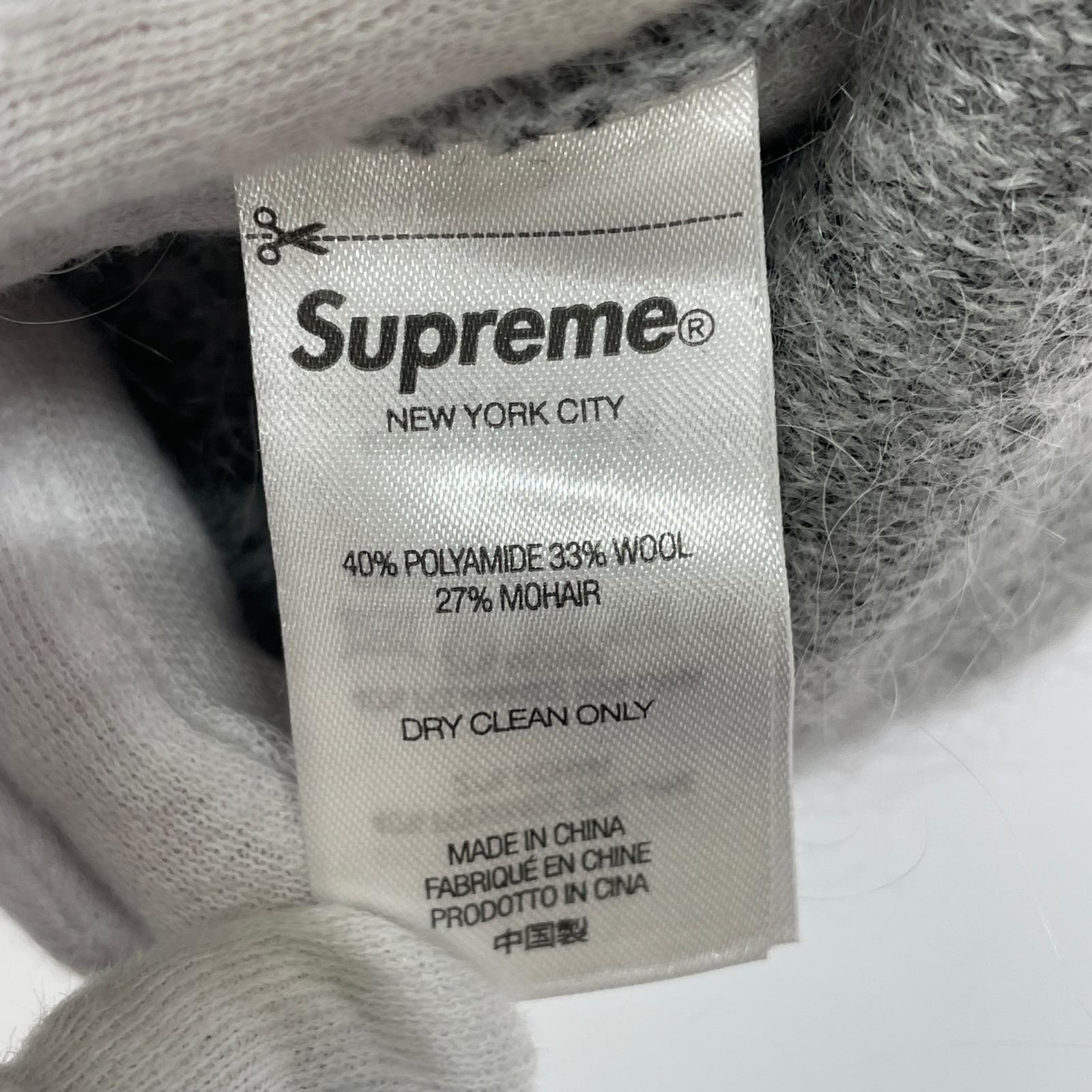 その他帽子 Supreme モヘアビーニー グレー グレー