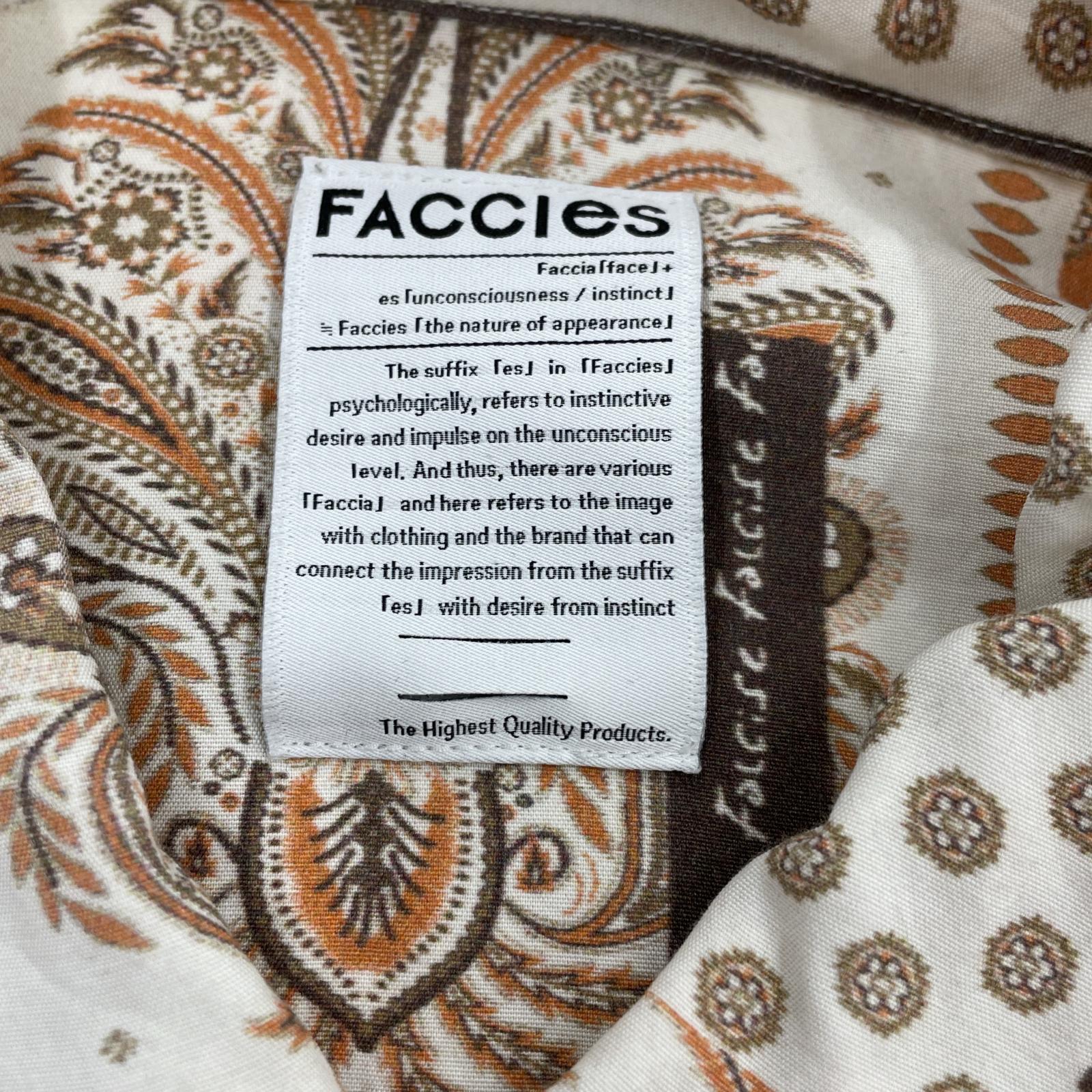 長袖シャツ FACCIES Oriental Paisley Open Shirt(2) 2