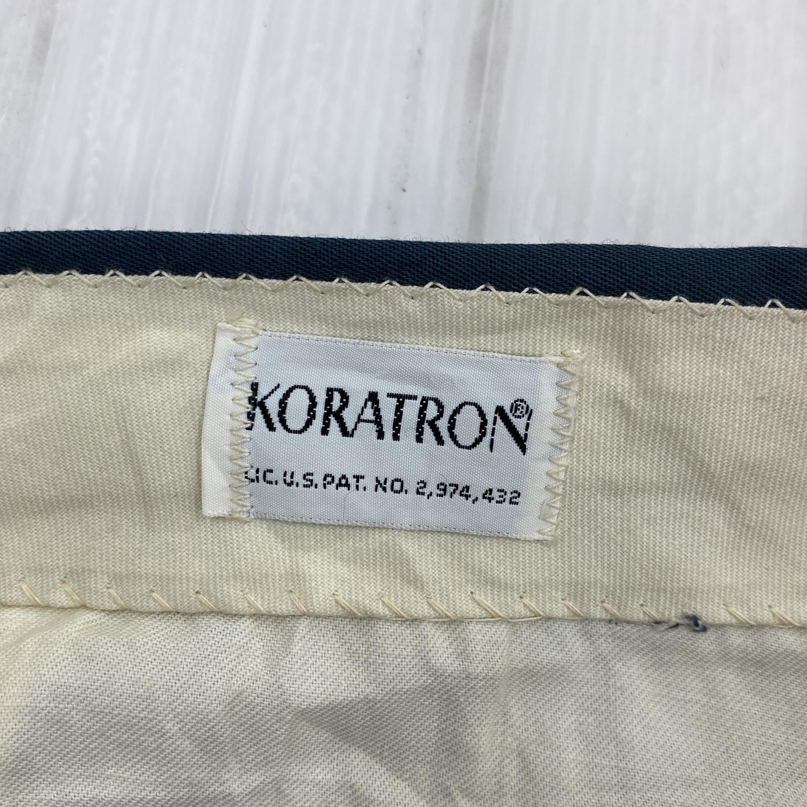 その他ボトムス KORATRON VINTAGE スラックス グリーン グリーン