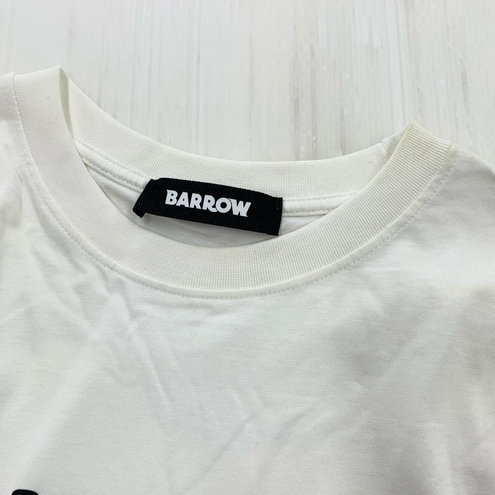 その他トップス BARROW プリントTee L ホワイト