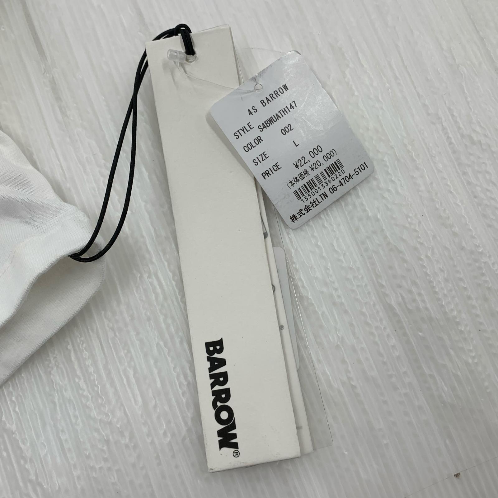 その他トップス BARROW プリントTee L ホワイト