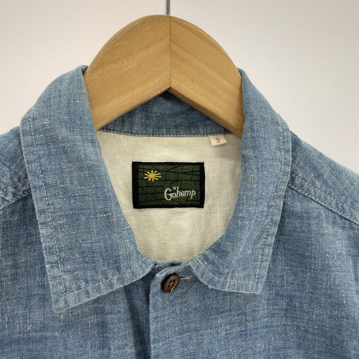 長袖シャツ Go hemp S/Sシャツ/ブルー系 (2) 2 ブルー