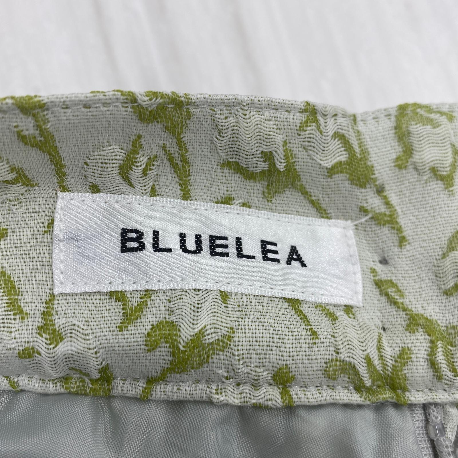 スカート BLUELEA フラワースカート S 緑 S グリーン
