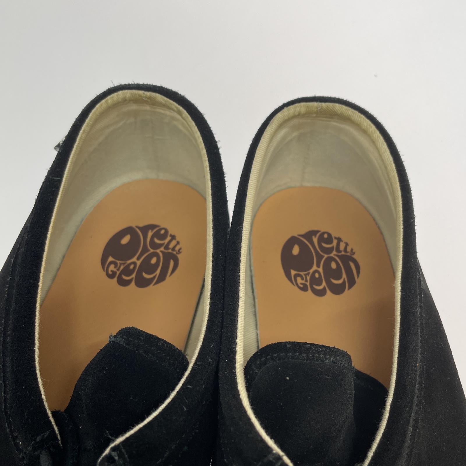 スニーカー Pretty Green スウェードスニーカー/UK10/ブラック