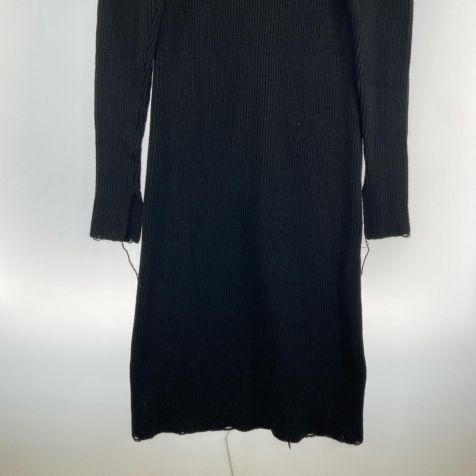 ワンピース IRENE L/S リブニットロングワンピース 36 ブラック 36 ブラック