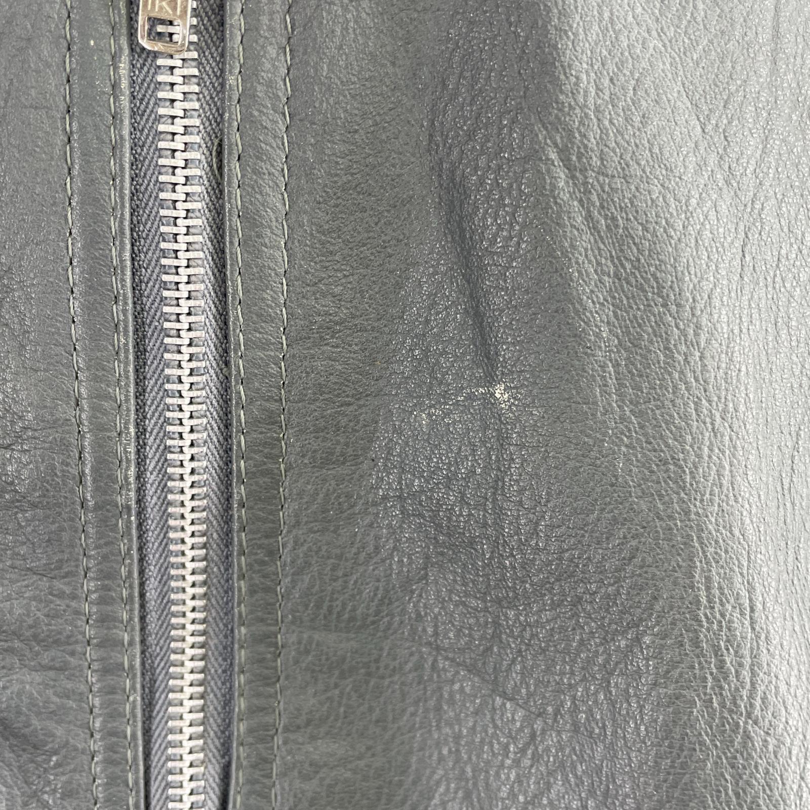 その他アウター PAUSCH ドイツ軍 レザージャケット GRY グレー