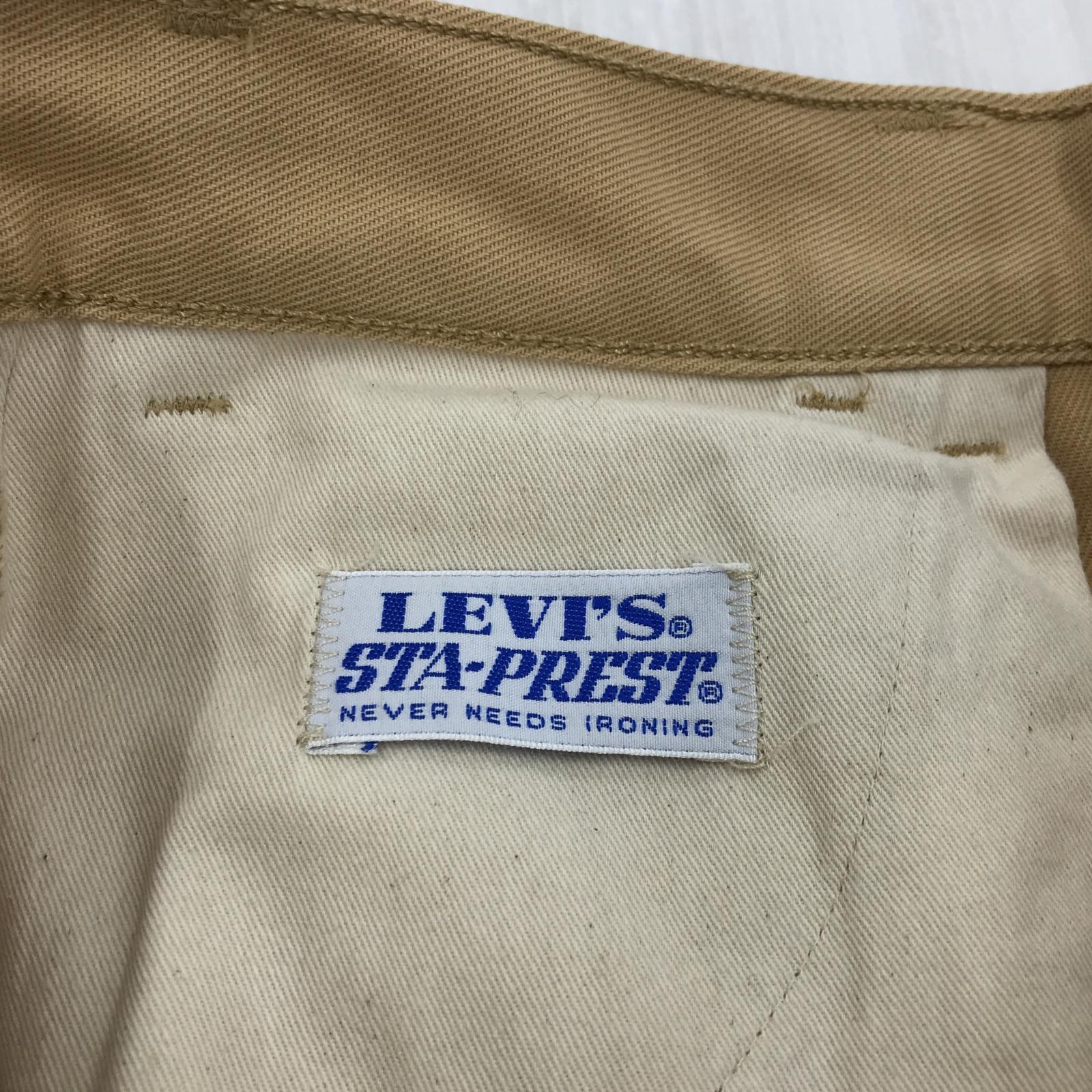 その他ボトムス Levi's 70s STA-PREST 黒タグ ベージュ W30 ベージュ