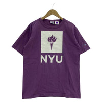 その他トップス Champion USA製 NYUカレッジTee/パープル (M) M パープル