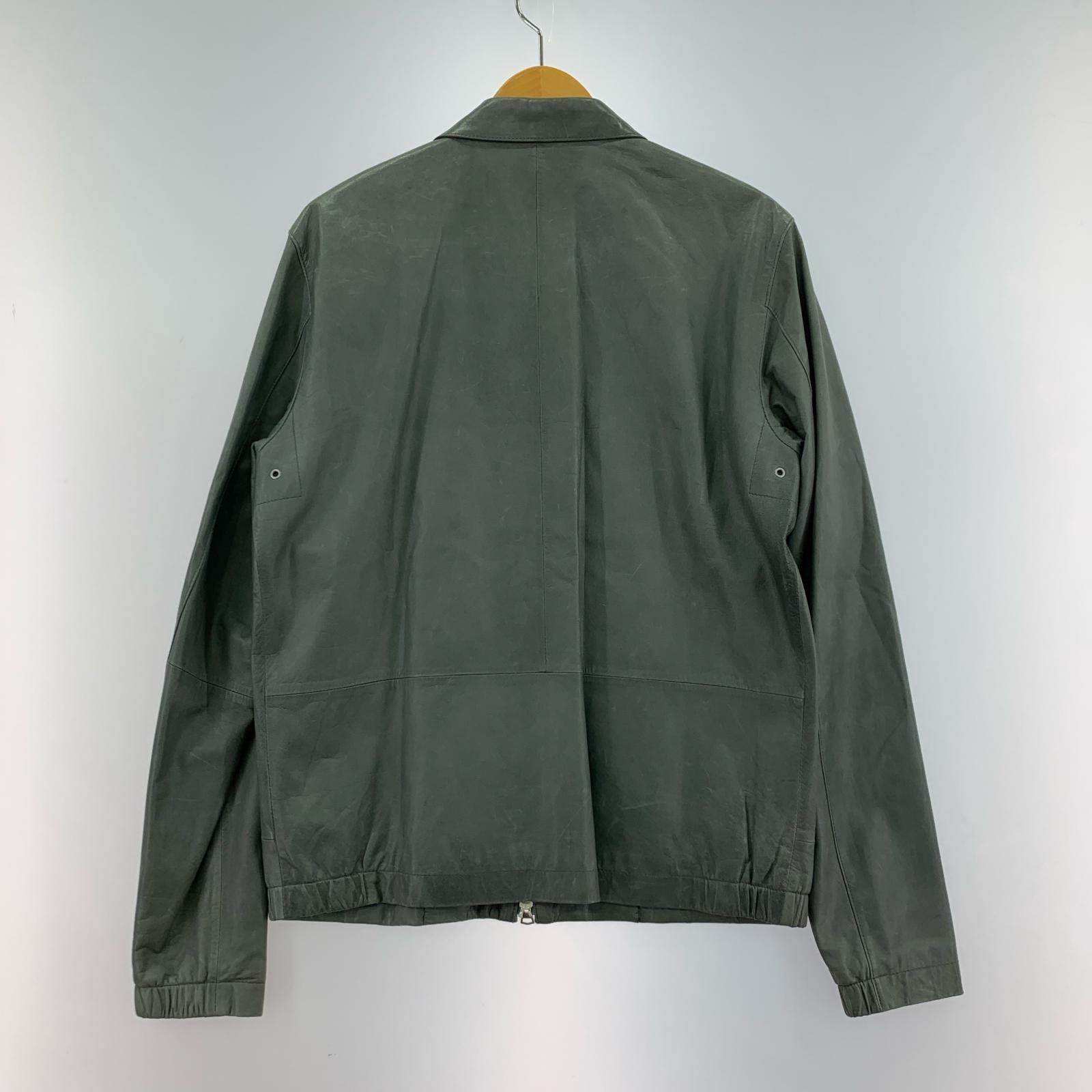 その他アウター theory ラムレザー レザージャケット S GRY S グレー