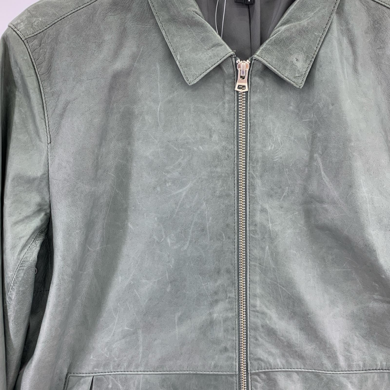 その他アウター theory ラムレザー レザージャケット S GRY S グレー