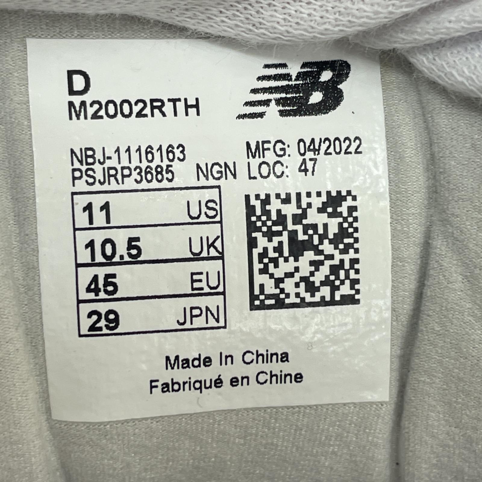 スニーカー NEW BALANCE×thisisneverthat M2002RTH ローカットスニーカー 29.0cm 29cm (US11 UK10 1/2 EU48) グレー