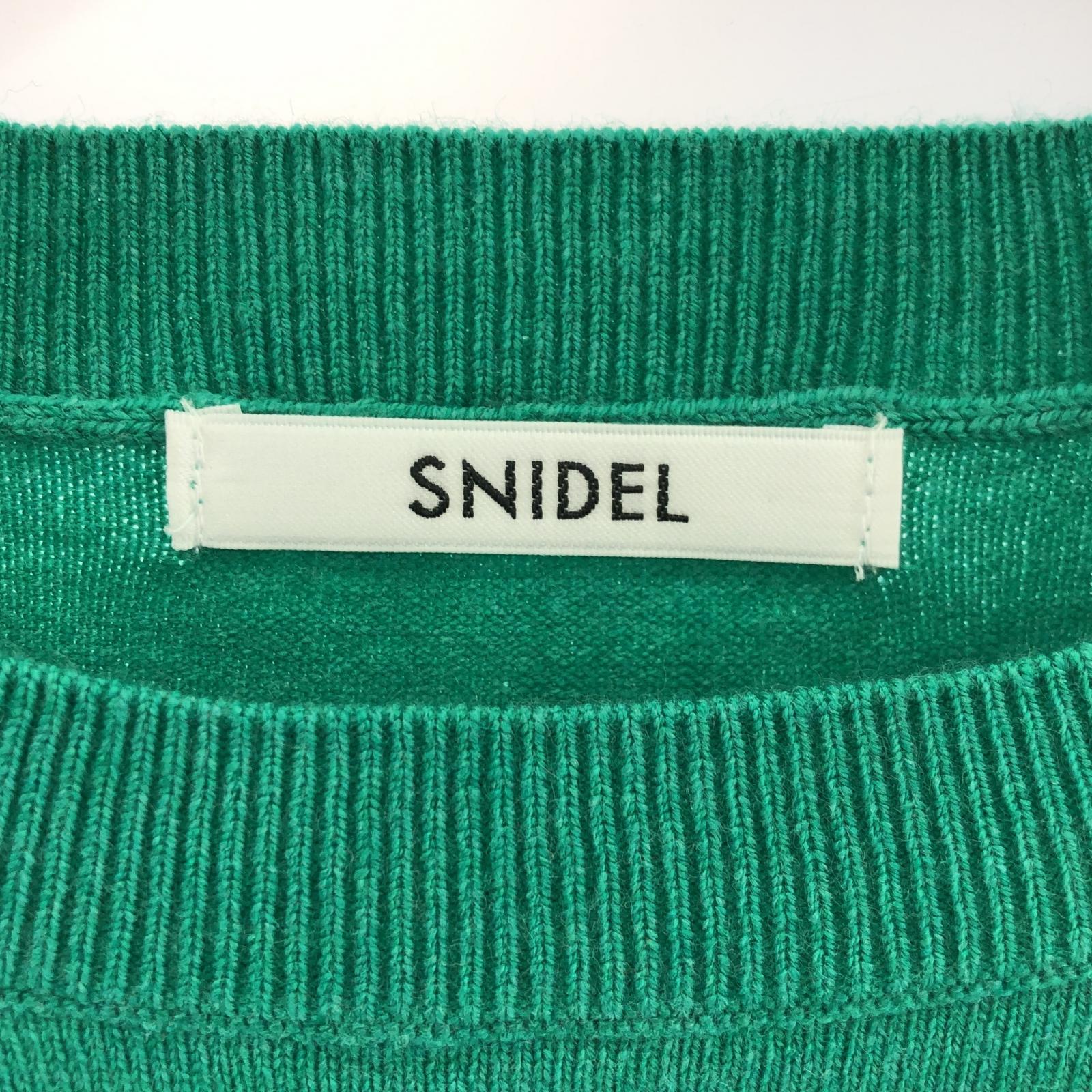 その他トップス snidel 23AW Sustainable ジャガードニット グリーン グリーン