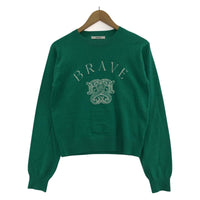 その他トップス snidel 23AW Sustainable ジャガードニット グリーン グリーン