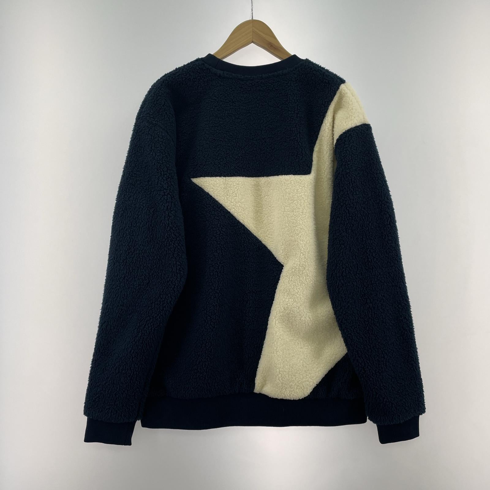 その他トップス FCRB BOA FLEECE BIG STAR CREWN L