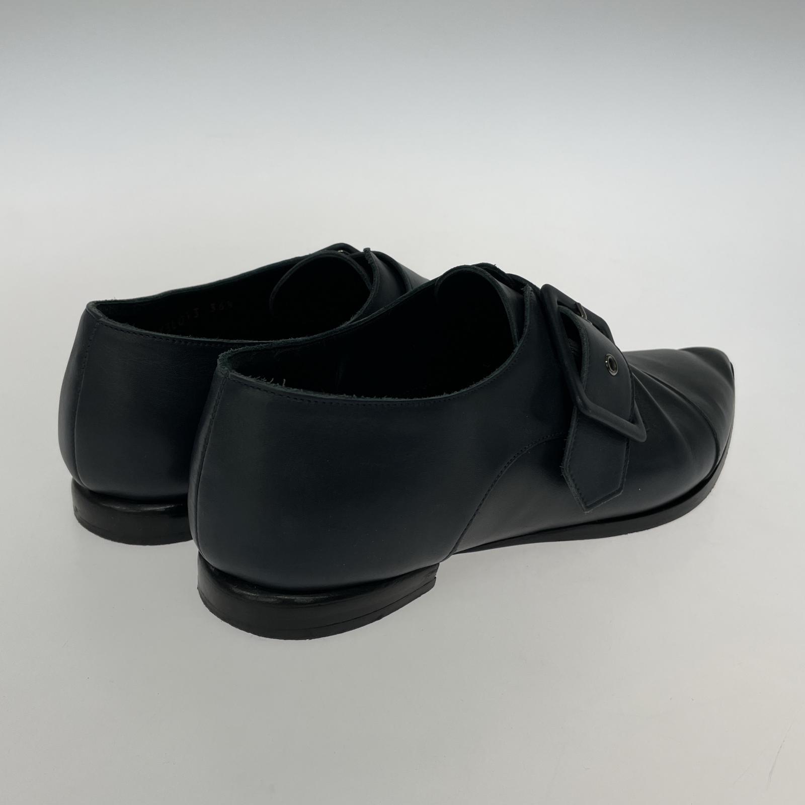その他靴 EMPORIO ARMANI レザーシューズ 36 1/2 ブラック