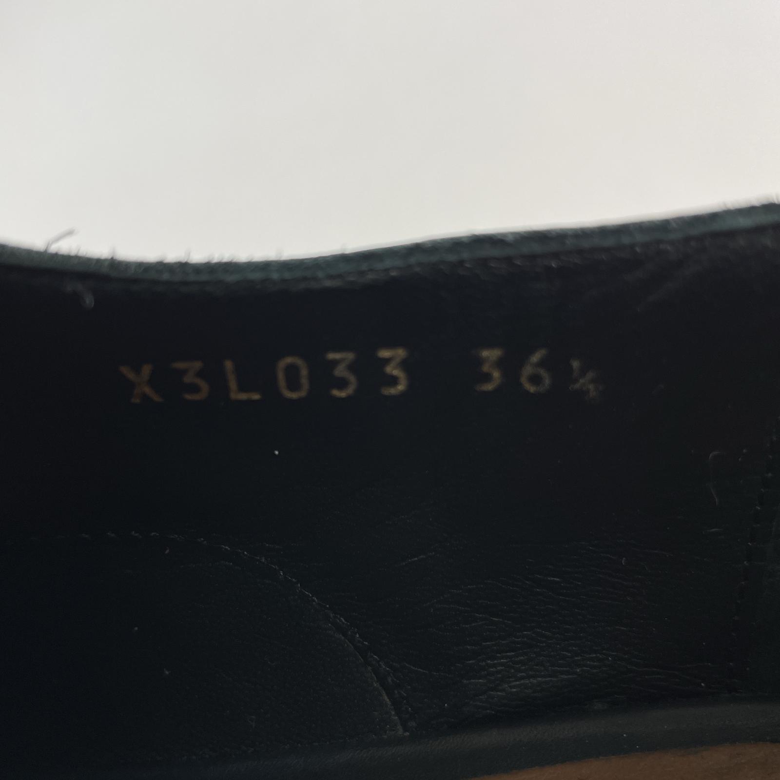 その他靴 EMPORIO ARMANI レザーシューズ 36 1/2 ブラック
