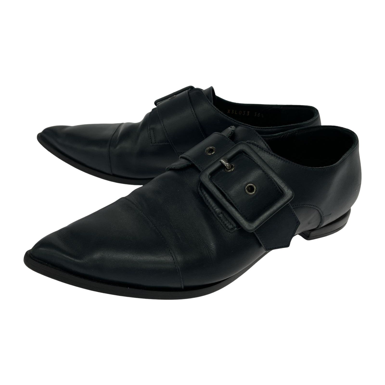 その他靴 EMPORIO ARMANI レザーシューズ 36 1/2 ブラック
