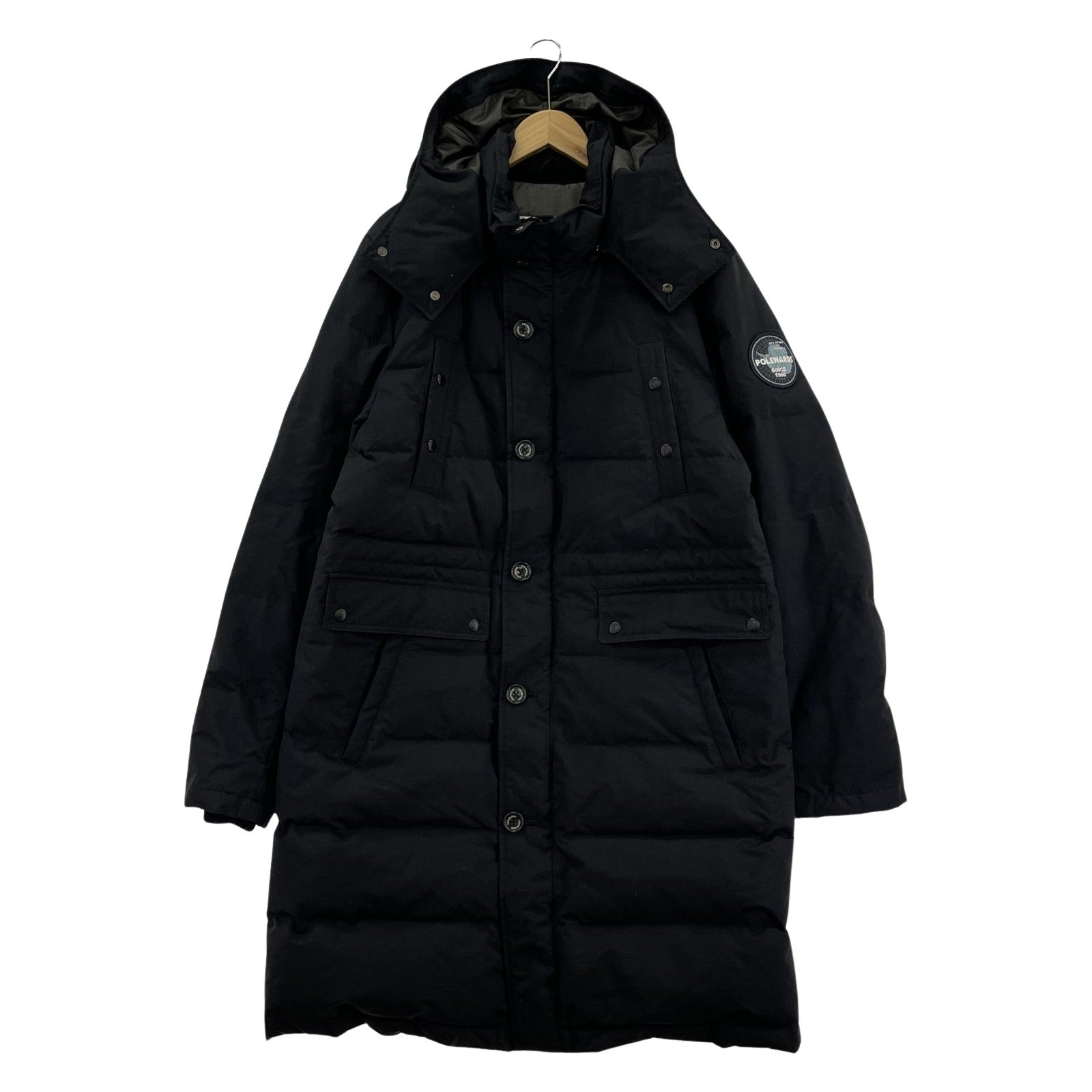 その他アウター POLE WARDS マカルーキルティングロングコート XXL ブラック