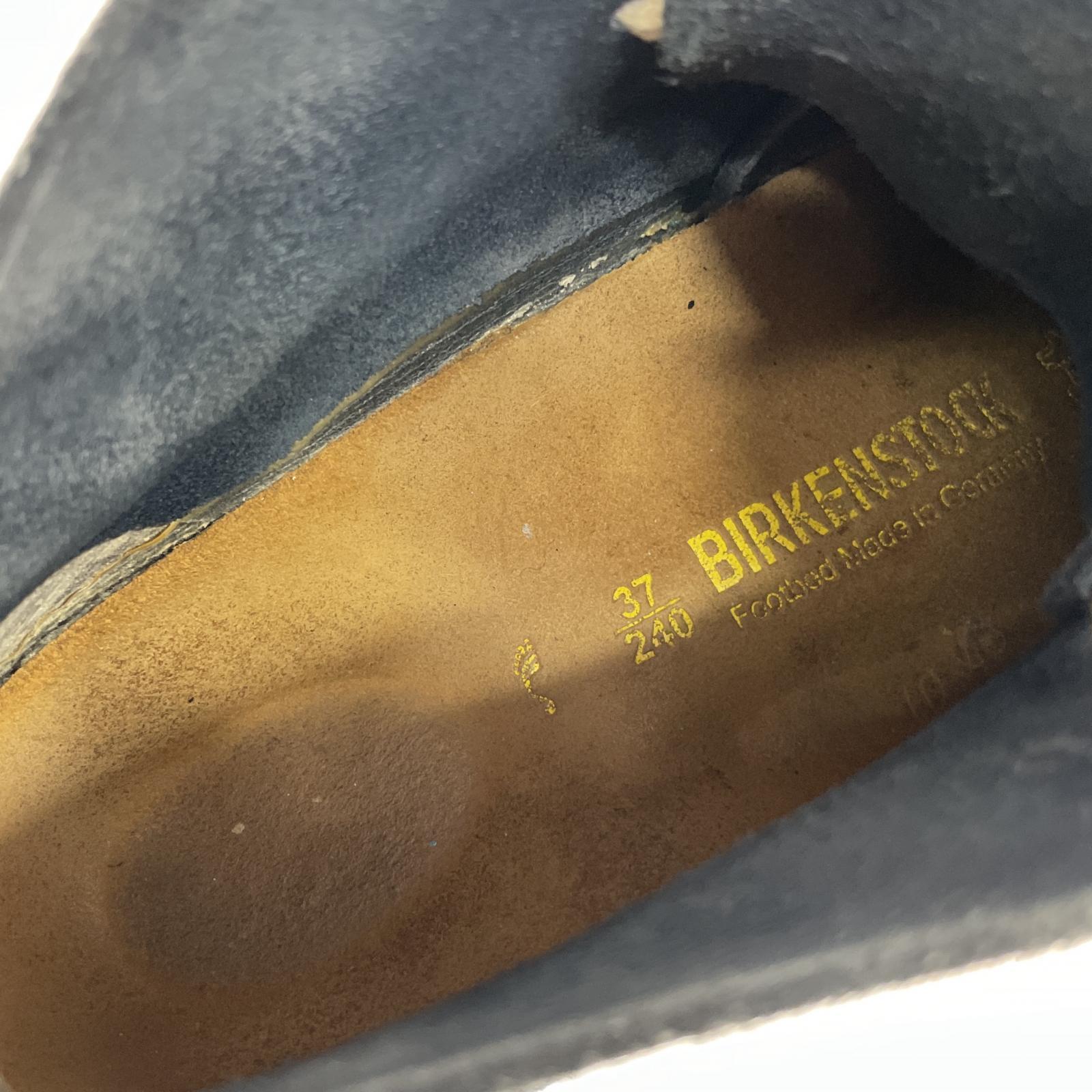 ブーツ BIRKENSTOCK/ショートブーツ/24.0cm/BLK 24cm (US6 UK5 1/2 EU38) ネイビー