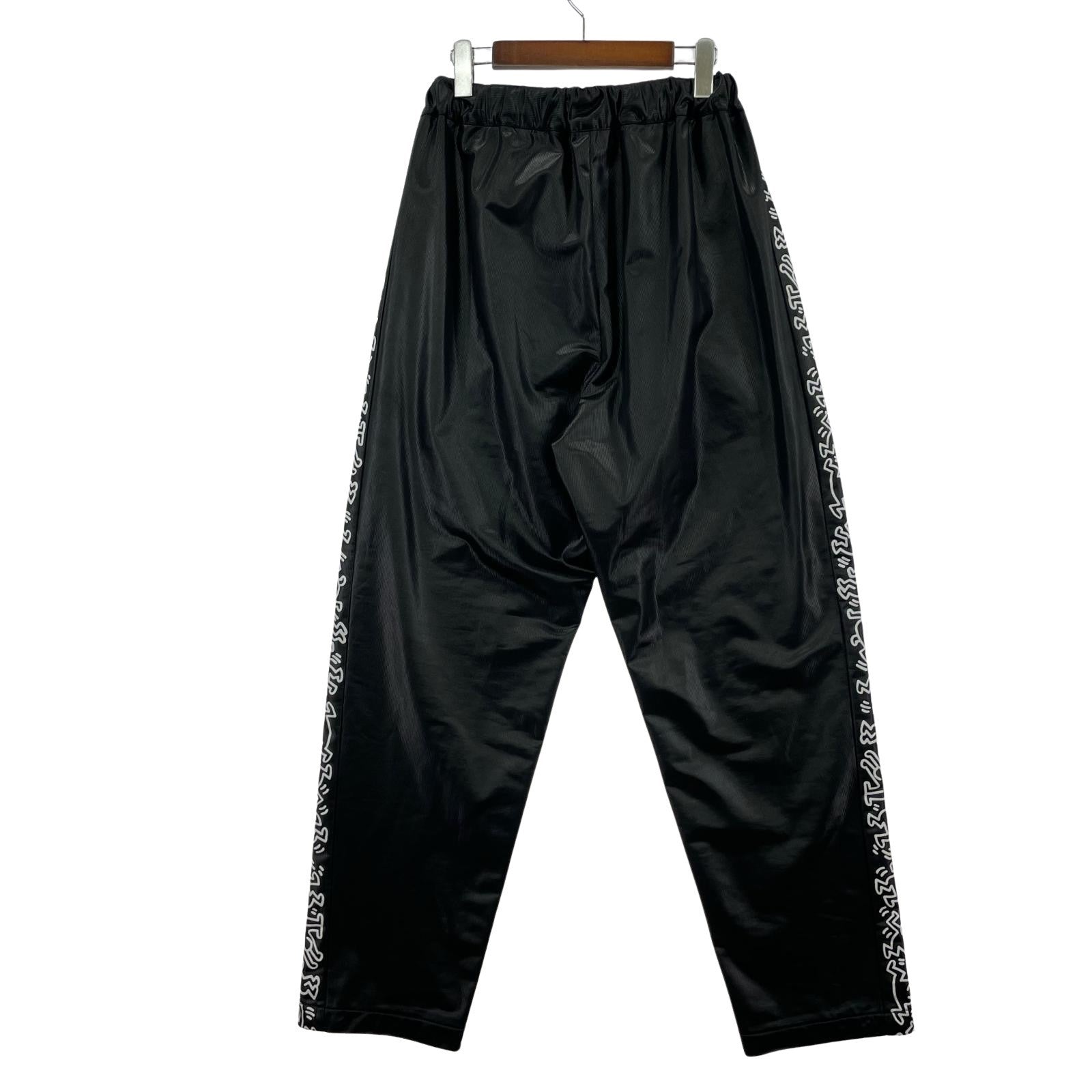 その他ボトムス JUNYA WATANABE CdG MAN×Keith Haring カレンダ加工パンツ S WK-P019 S ブラック