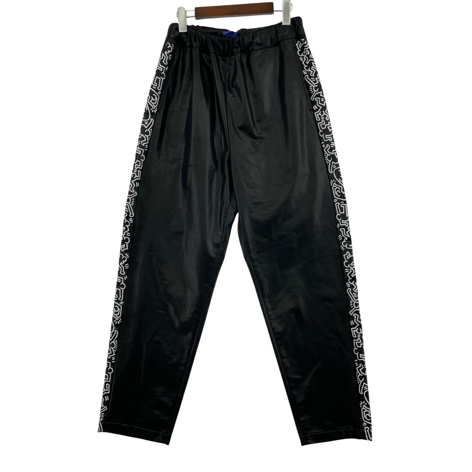 その他ボトムス JUNYA WATANABE CdG MAN×Keith Haring カレンダ加工パンツ S WK-P019 S ブラック
