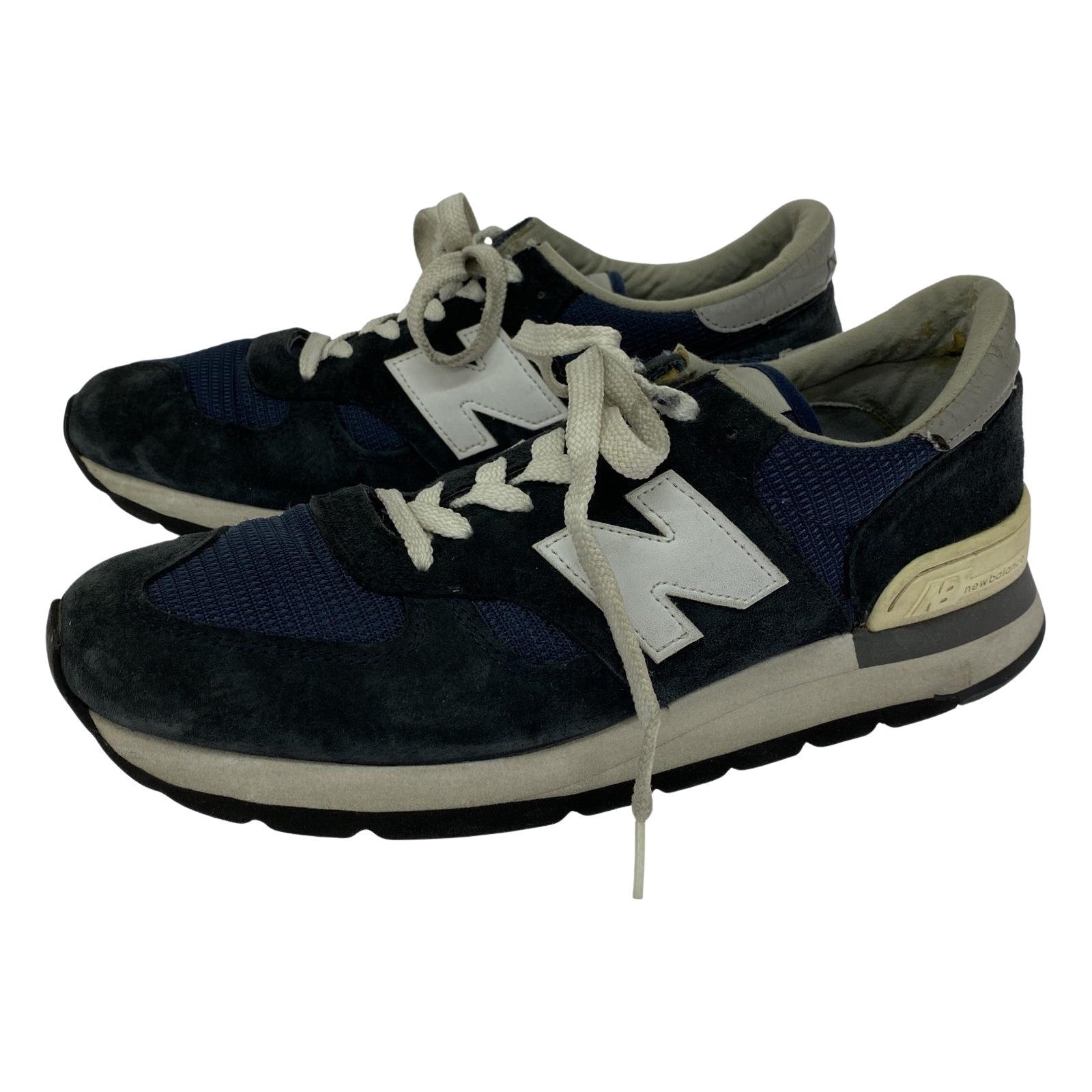 スニーカー NEW BALANCE M990N USA製 BOSTON MASS スニーカー 28cm (US10 UK9 1/2 EU46) ネイビー