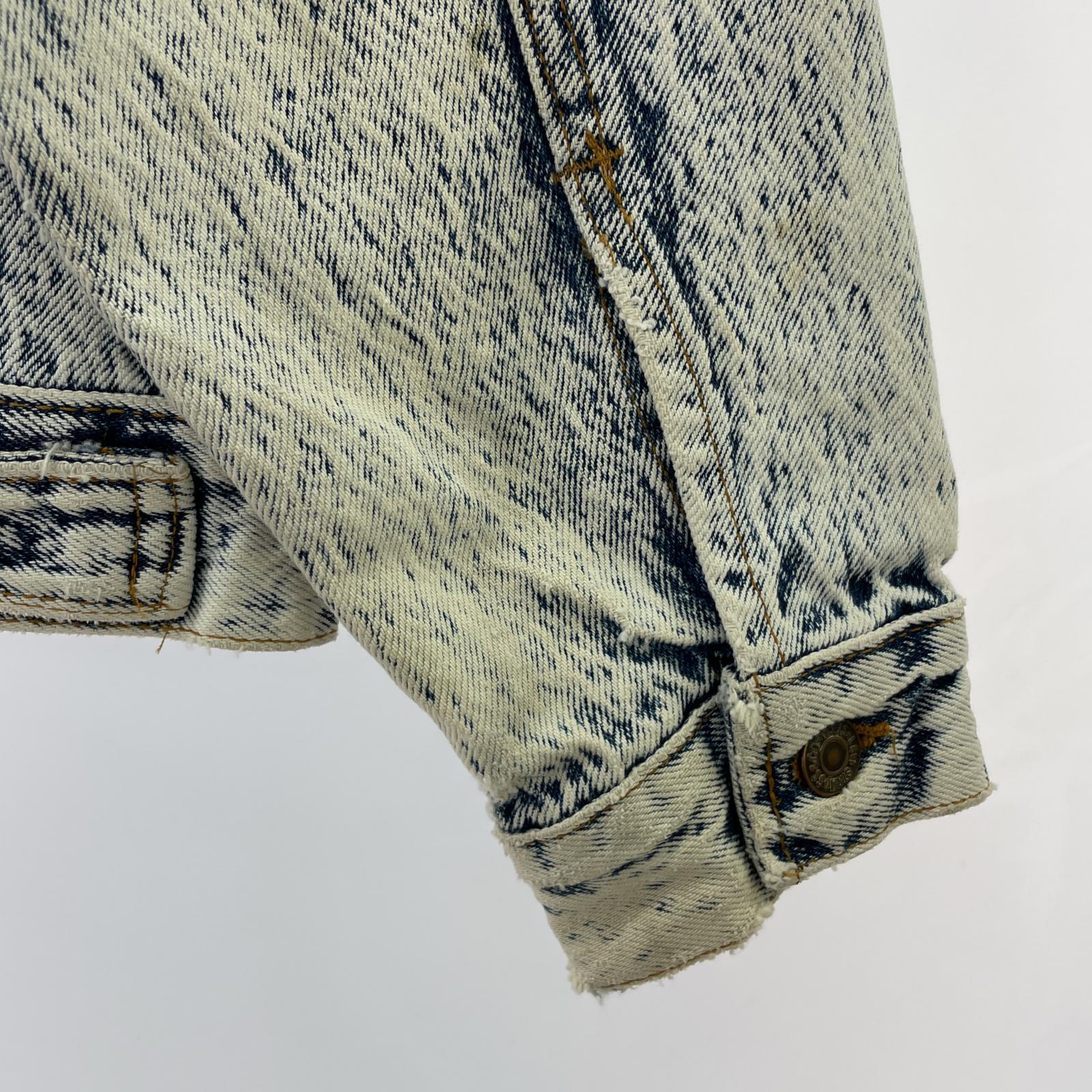 その他アウター Levi's 70507/ケミカルウォッシュ/デニムジャケット/M M ブルー