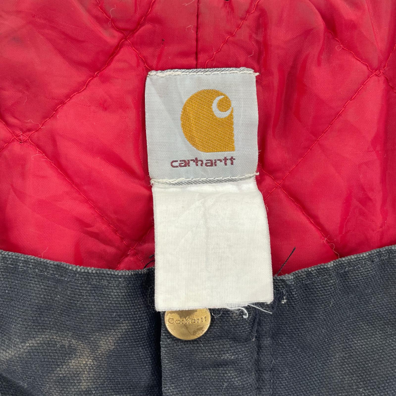 その他ボトムス Carhartt オーバーオール/ダック地/黒 ブラック