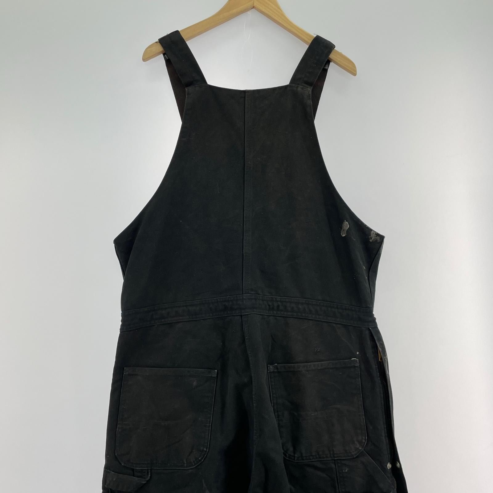 その他ボトムス Carhartt オーバーオール/ダック地/黒 ブラック