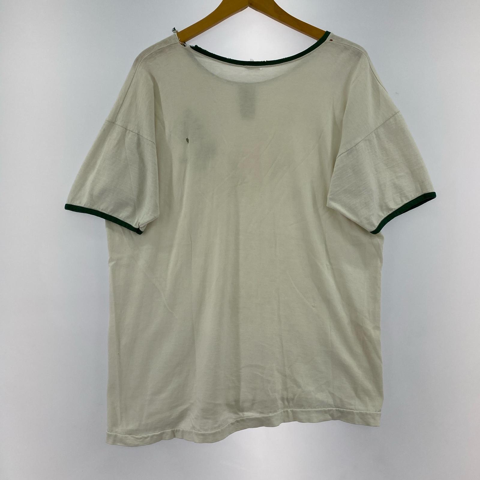 その他トップス Champion 60s/チョコチン リンガー 染込み/Tシャツ