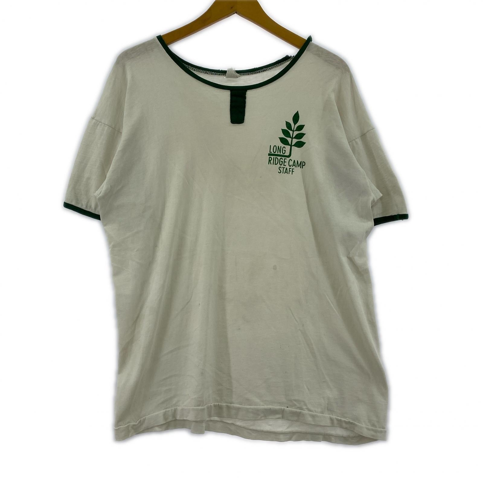 その他トップス Champion 60s/チョコチン リンガー 染込み/Tシャツ