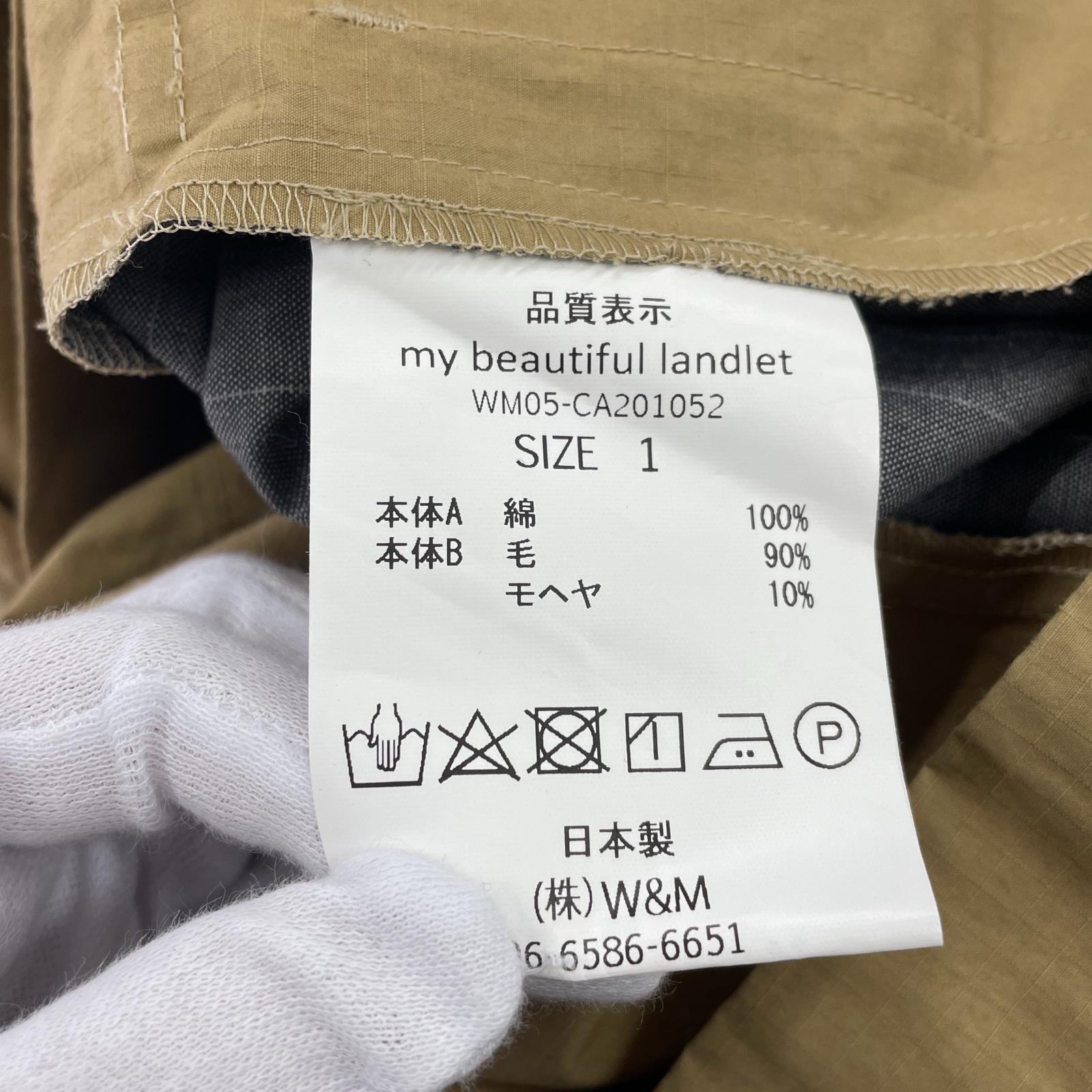 その他アウター my beautiful land let 20aw ミリタ 1 ベージュ
