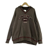 その他トップス AMERI 24AW CONCEPT LOGO EMBROIDERY SWEAT TO ブラウン