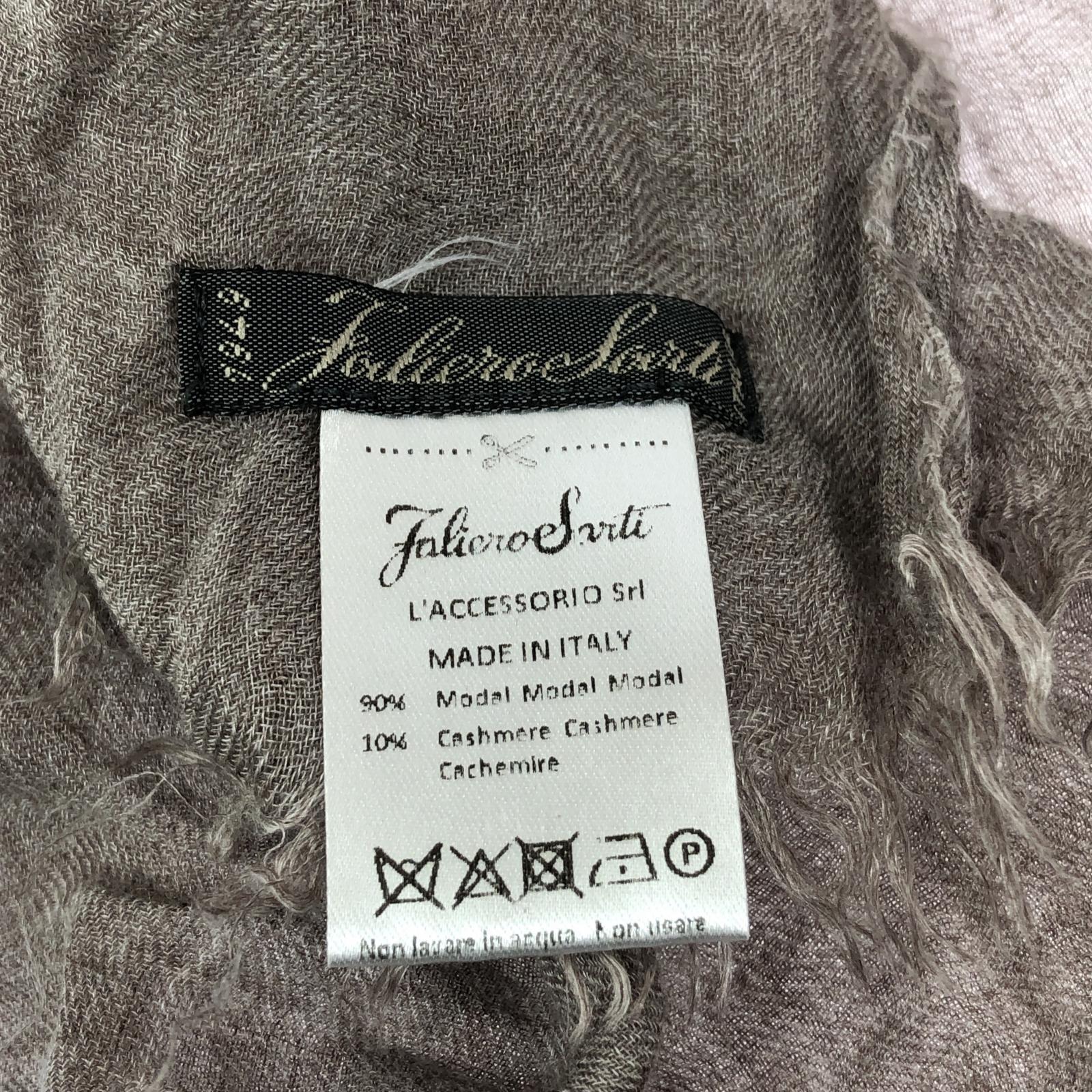 その他アクセサリー Faliero Sarti ストール ブラウン