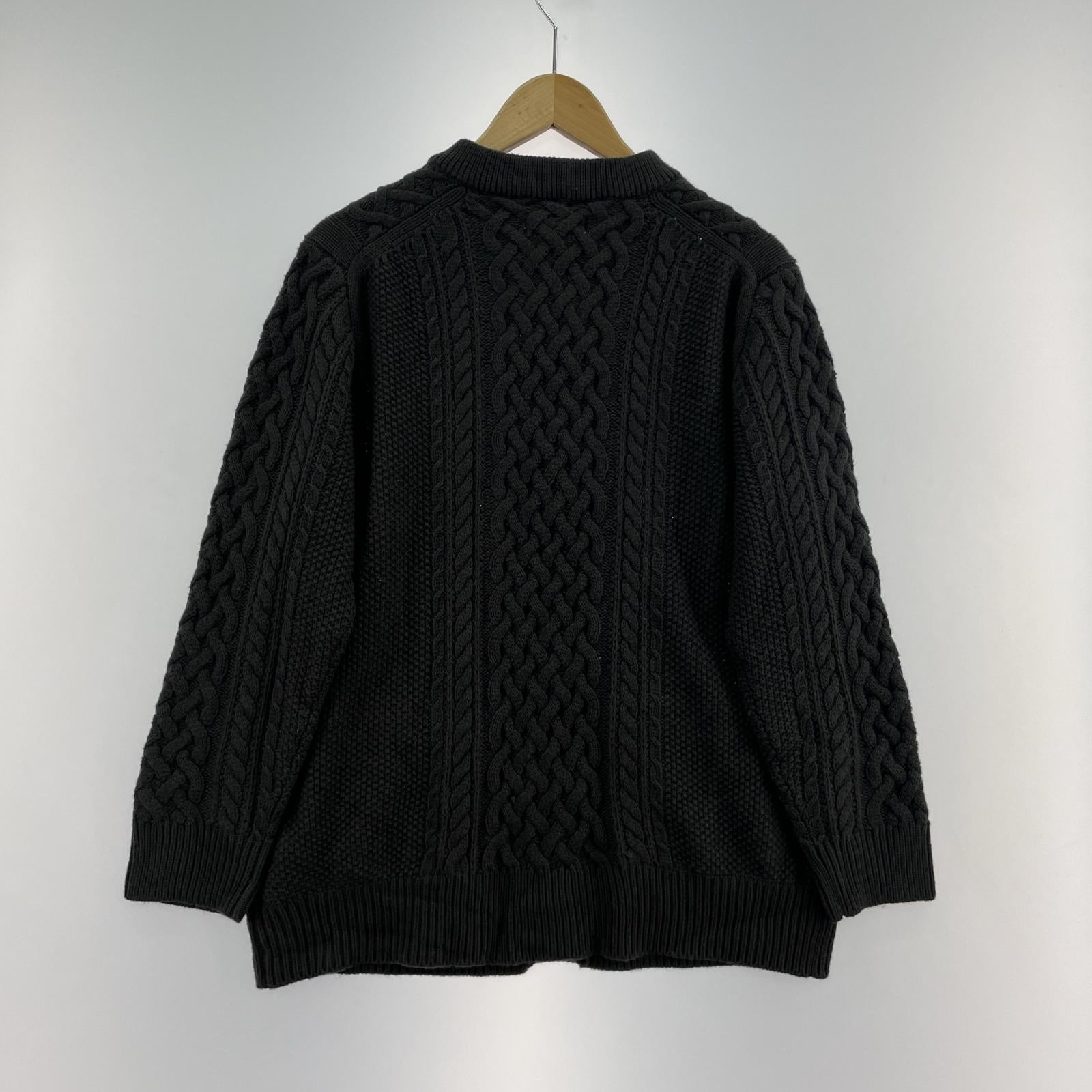 その他トップス YARRA ケーブルニットカーディガン F フリー グレー