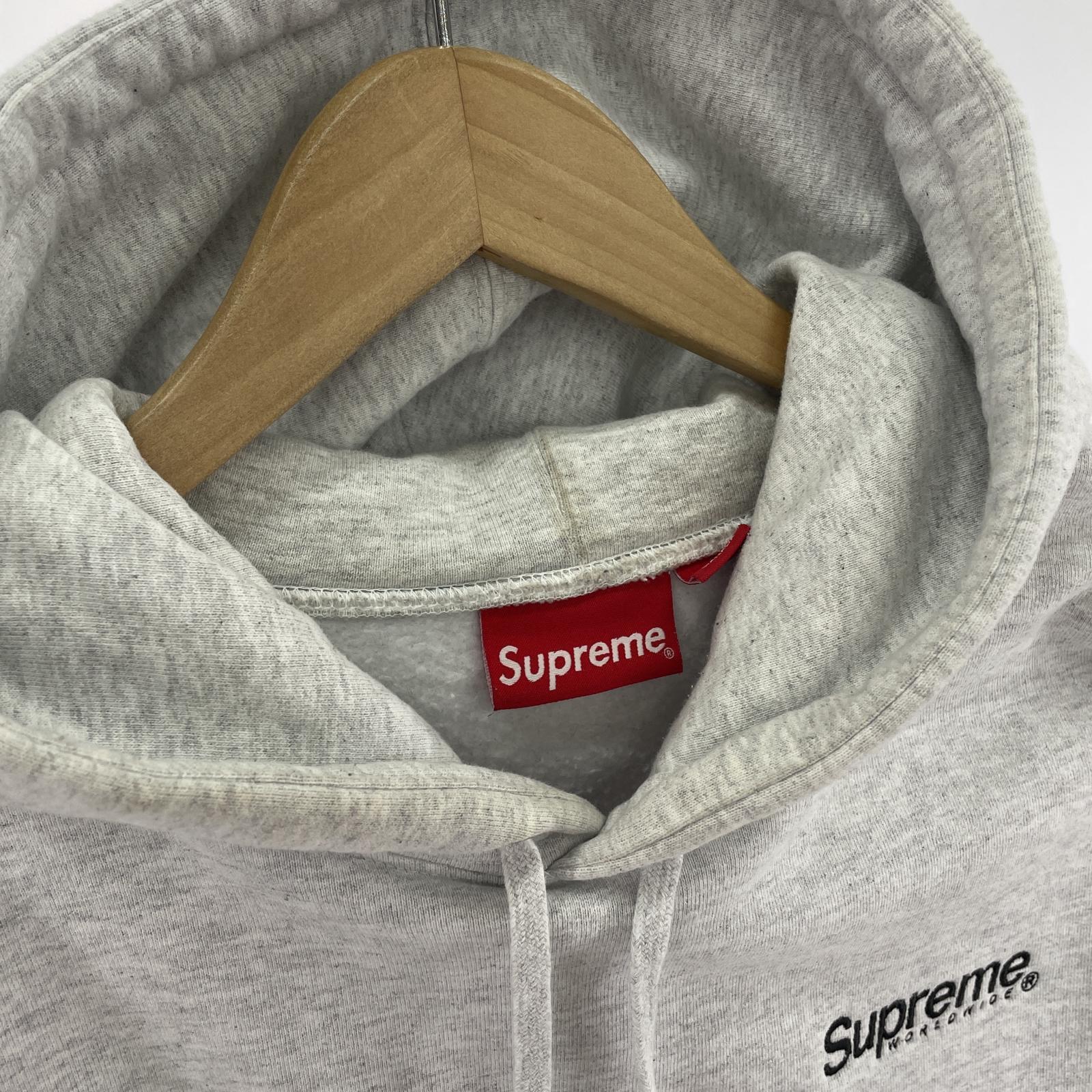 その他トップス supreme worldwide hooded sweatshirt グレー(M) M グレー