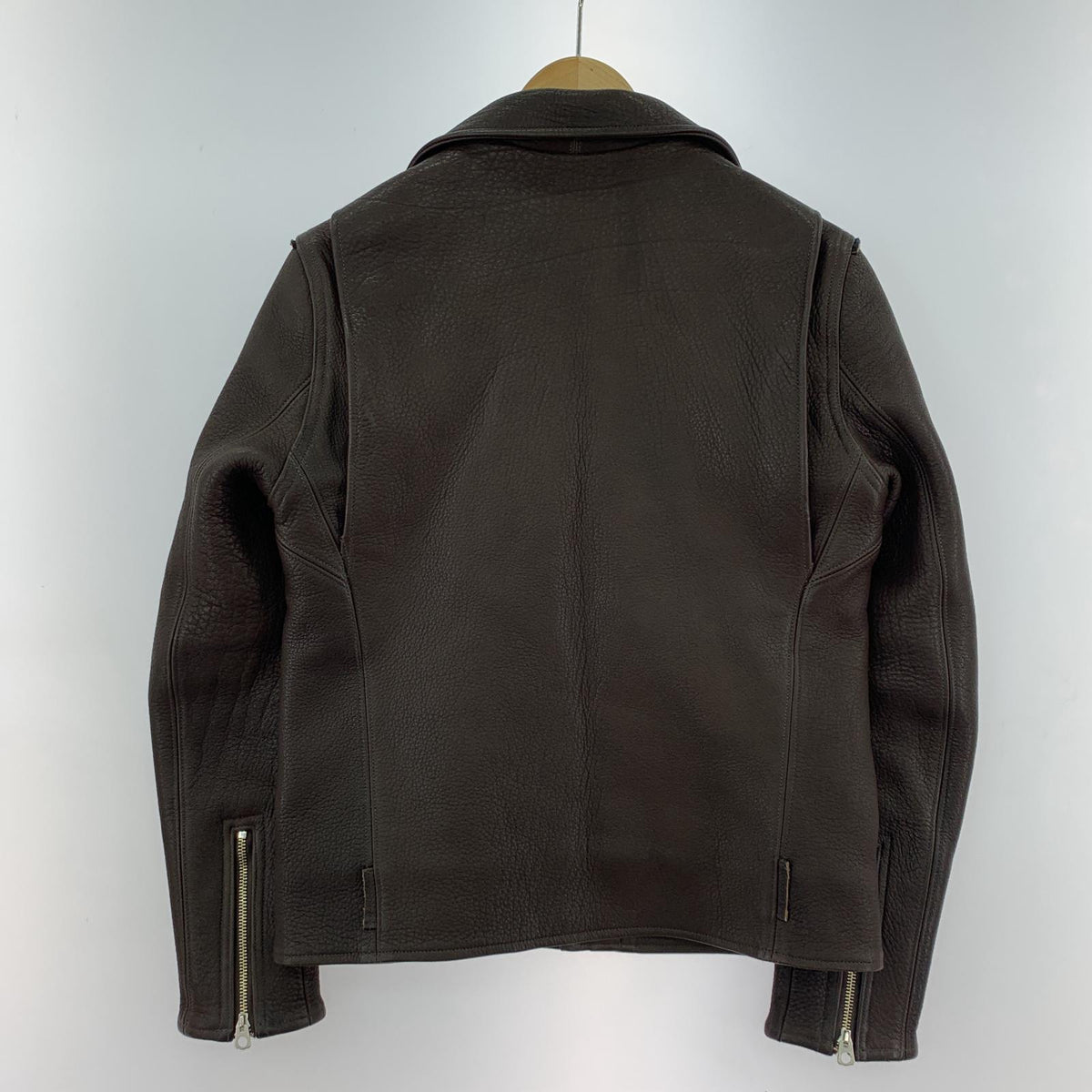 その他アウター FINE CREEK&CO ACJK045 5th LEON Deer ダブルライダースジャケット (38) 38 ブラウン