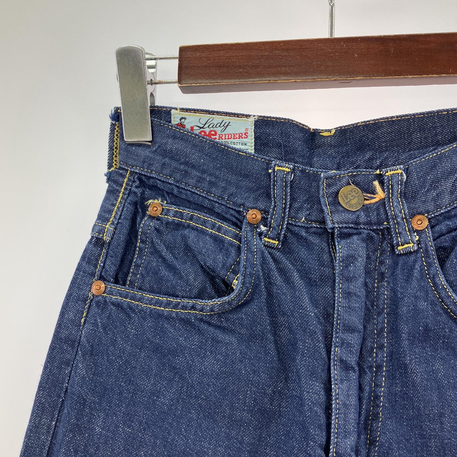 その他ボトムス Lady Lee RIDERS テーパードデニム (実 ブルー